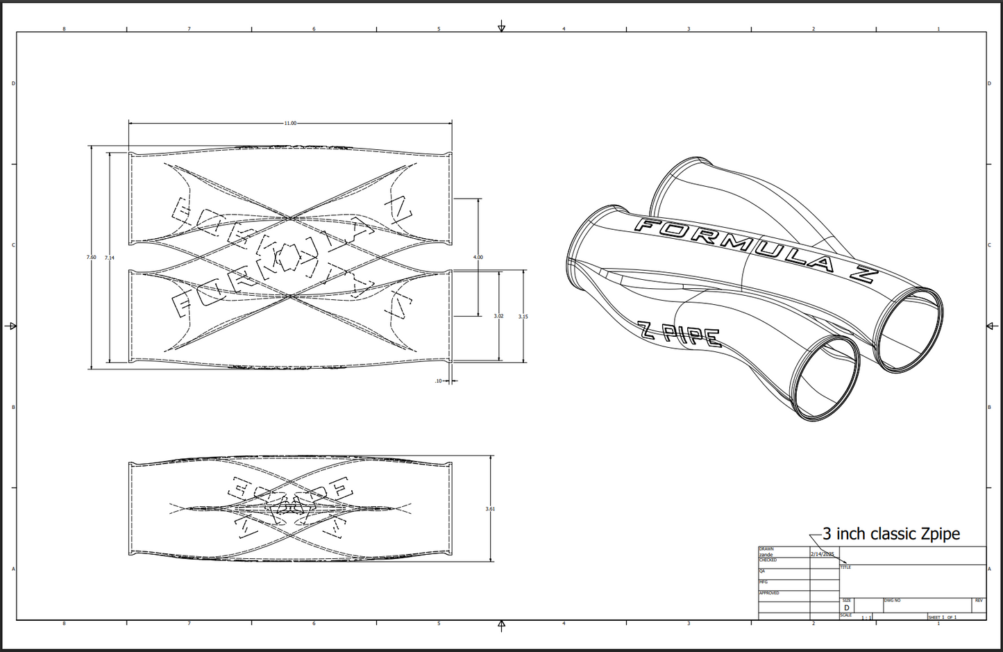 Formula Z Performance Classic Z-Pipe