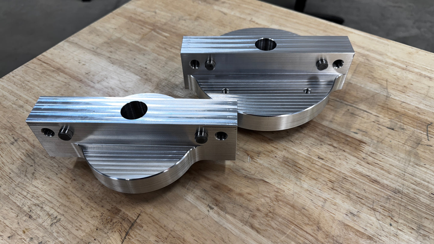 Trunnion Table Mounts 8" Wide .700" Offset