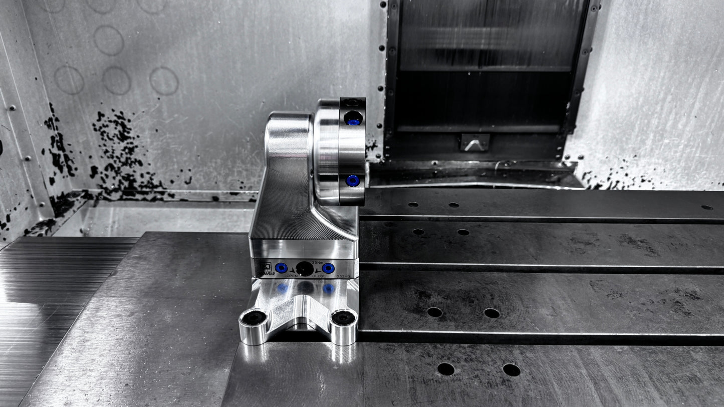 Haas Quick Attach Trunnion 4th Axis Table Support