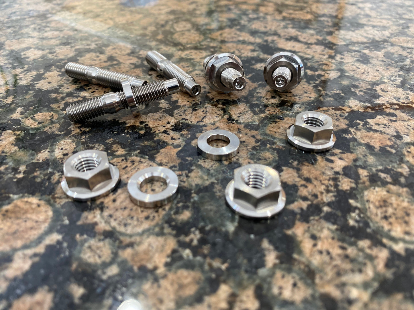 Single M8 Titanium Exhaust Stud Kit