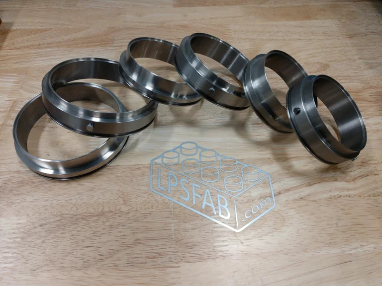 4.0” Titanium Weld Ferrule Side with Pins