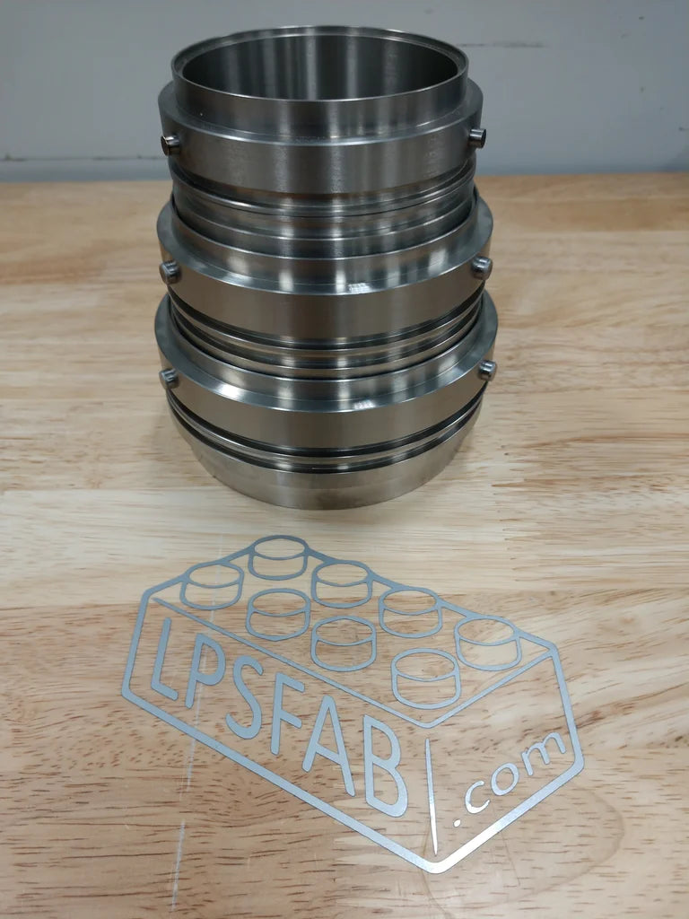 4.0” Titanium Weld Ferrule Side with Pins