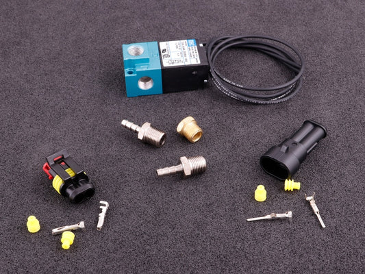 Solenoid for electronic control of boost pressure 12v 3 port